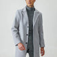 👔 Men's Classic Single Row Buckle Solid Color Jacket - Timeless Daily Essential