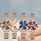 💎👑Goddess Day Special Offer 90% OFF🌟 Women's Luxury Shiny Waterproof Stainless Steel Watch - Elegant Style, Dazzling Shine, Perfect Gift!