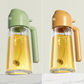 ✨💕 2-in-1 Glass Oil Sprayer & Dispenser – Perfect for Healthy Cooking & Meal Prep! 🥗🍳