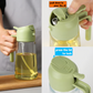 ✨💕 2-in-1 Glass Oil Sprayer & Dispenser – Perfect for Healthy Cooking & Meal Prep! 🥗🍳