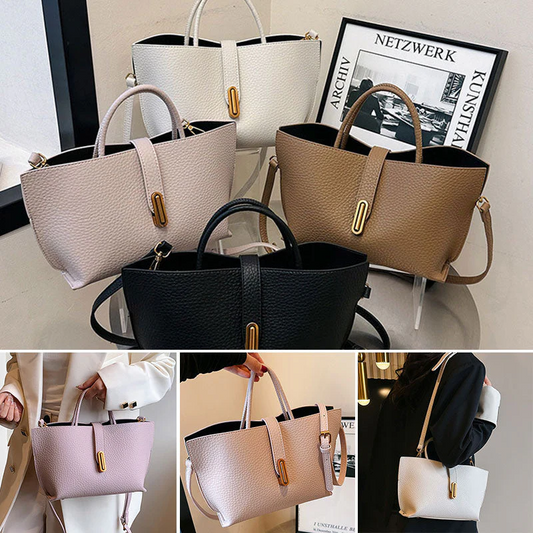 🌸Sale For 90% OFF🌸💎Women's Elegant Solid Color French Style Handbag