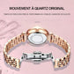 💎👑Goddess Day Special Offer 90% OFF🌟 Women's Luxury Shiny Waterproof Stainless Steel Watch - Elegant Style, Dazzling Shine, Perfect Gift!