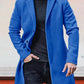 👔 Men's Classic Single Row Buckle Solid Color Jacket - Timeless Daily Essential