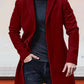 👔 Men's Classic Single Row Buckle Solid Color Jacket - Timeless Daily Essential