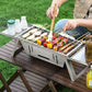 🔥Hot Sale 90% 0FF🔥Stainless Steel Folding Outdoor Barbecue