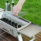 🔥Hot Sale 90% 0FF🔥Stainless Steel Folding Outdoor Barbecue
