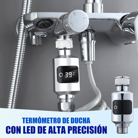 High-Accuracy LED Shower Thermometer