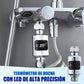 High-Accuracy LED Shower Thermometer