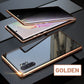Full-Body Magnetic Case with Anti-Peep Screen Protector for Samsung
