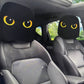 😆 Funny Cartoon Car Headrest Covers – 2PCS Universal Fit 🚗