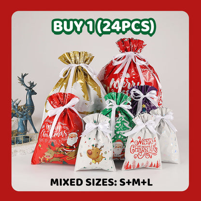 Free Shipping! Christmas Gift Bags - Holiday Gift Bags, Small Gift Wrapping Bags!