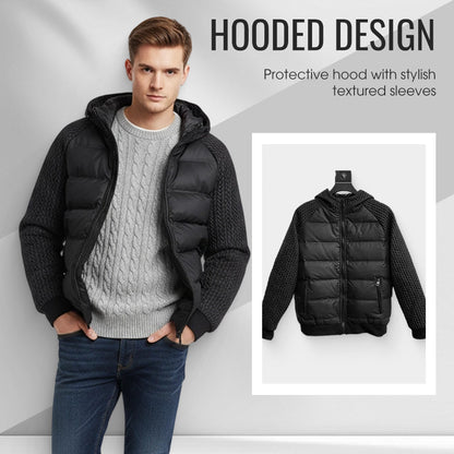 ⏳Time-Limited Special⏰Men's Windproof Padded & Hooded Jacket