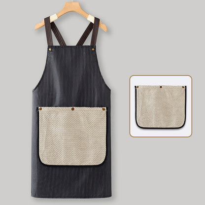 🔥90% OFF Sale!🔥Cross-Back Waterproof Apron with Detachable Hand Towel