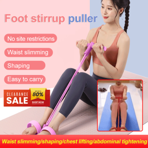 🎁LAST DAY BUY 1 GET 1 FREE!!??1 Fitness Resistance Bands-4 Tube Pedal Ankle Puller