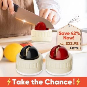 Kitchen must-have ⚡Suction base sharpener
