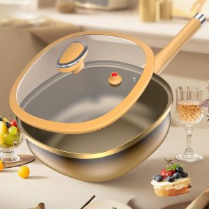 ⏳Time-limited Special??2in Titanium Alloy Non-Stick Pot with Lid