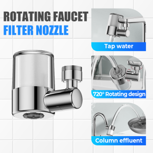 🔥 NEW! 720° Rotating Faucet Filter Nozzle Set ??Clean Water & Perfect Spray in One! 💦