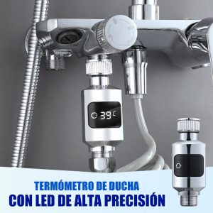 High-Accuracy LED Shower Thermometer
