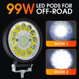 e????While Supplies Last 40% OFF!e???4-inch 99W LED Pod for Off-Road