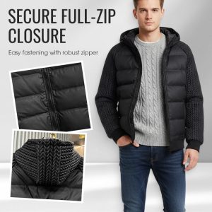 ⏳Time-Limited Special⏰Men's Windproof Padded & Hooded Jacket
